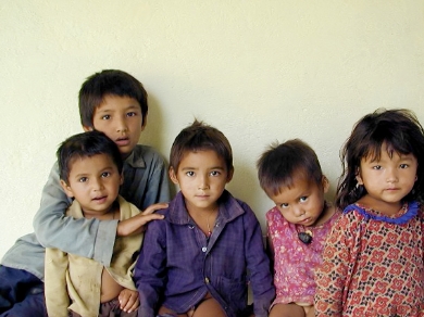 ネパールの子供たち